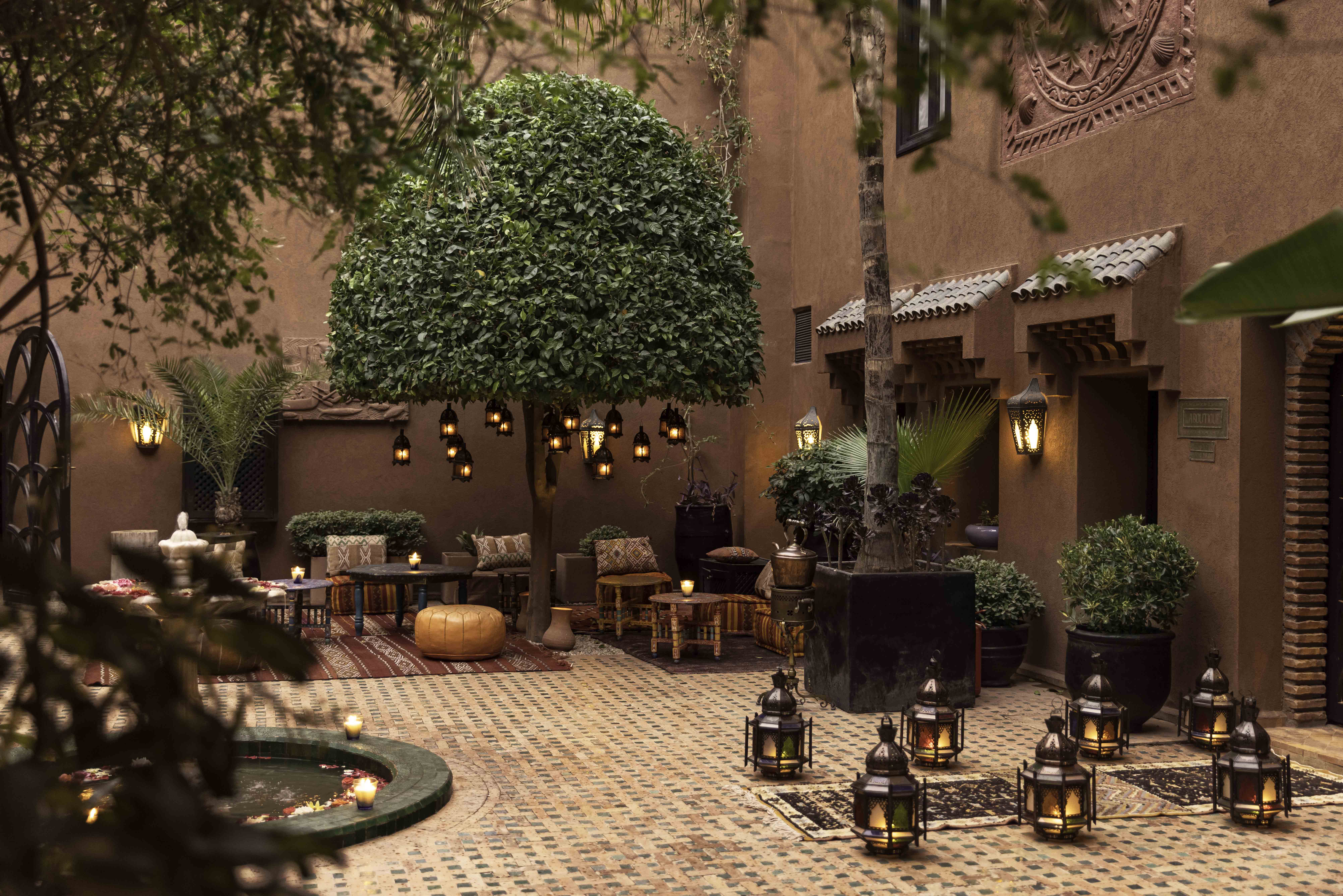 Kasbah Tamadot Courtyard 1