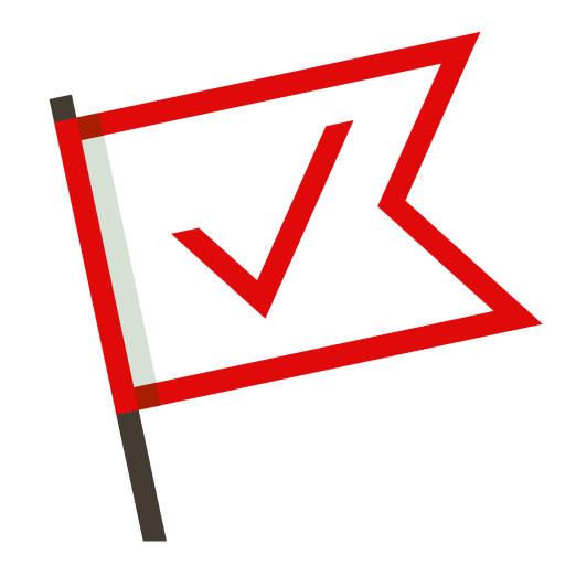 Flag coloured simple